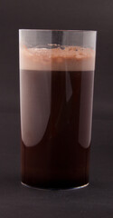 a glass of hot cacao 