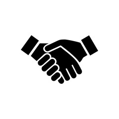 businessmen handshake symbol. illustration vector