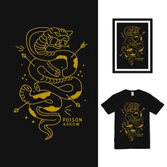Cobra Poison T shirt Design