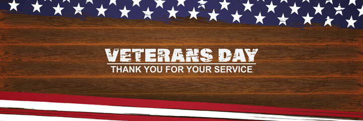 Fototapeta na wymiar veterans day, thank you for your service, November 11, posters, modern brush design vector illustration