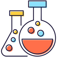 Chemical Flask Vectors 