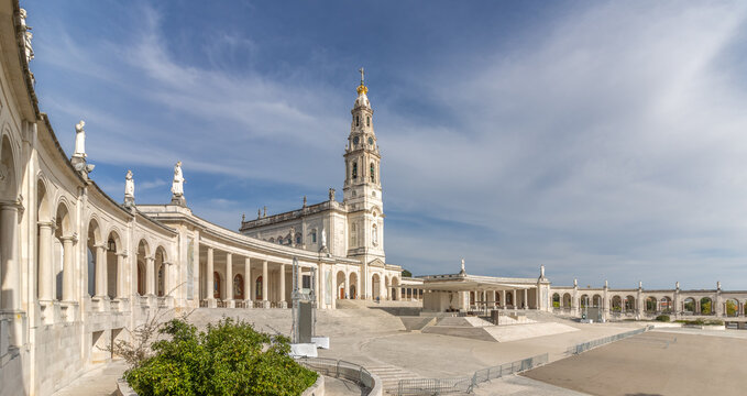 monumental ensemble of the sanctuary and the basilica of our lady of Fatima.