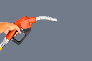Nozzle red green yellow orange color fuel gasoline dispenser hand held separator
