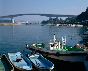 Tableaux sur verre Pont de Nanpu 浦戸大橋