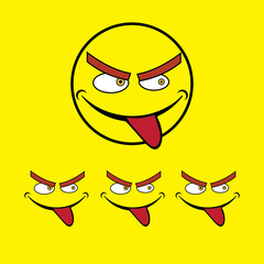 Smile emotion icon vector illustration design