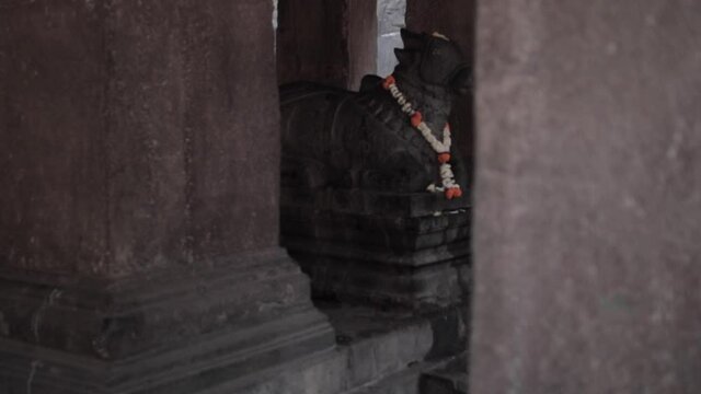 Gauri Hindu cow statue India