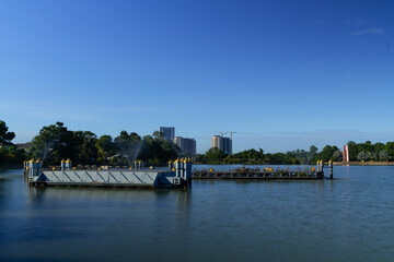 Fototapeta premium bridge over the river