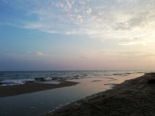 Fototapeta premium sunset over the sea