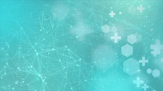 molecular structure medical Loop background health care technology, innovation science and research Graph, Diagram, Infographic. biology, chemistry, medicine, cosmetics visuals Medical Presentation