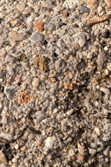 texture of stone and small pebbles close-up