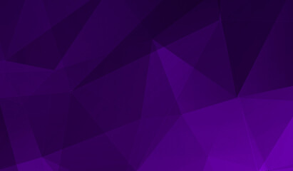 Abstract purple black gradient triangle background. 3D triangles. modern wallpaper.