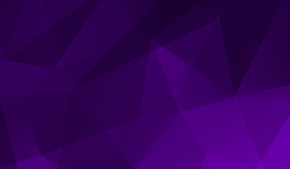 Fototapeta premium Abstract purple black gradient triangle background. 3D triangles. modern wallpaper.