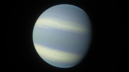 Deep space planets, awesome science fiction wallpaper, cosmic landscape. 3d render