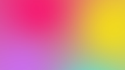 Abstract gradient green orange and purple soft colorful background. Modern horizontal design for mobile app.