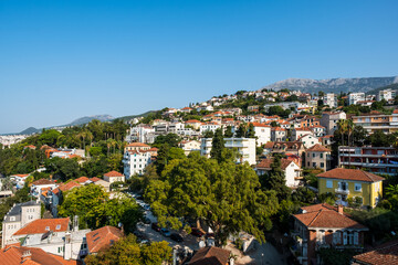 Fototapeta na wymiar Panorama view on Herceg Novi, Montenegro