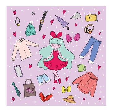 女の子（おしゃれ）