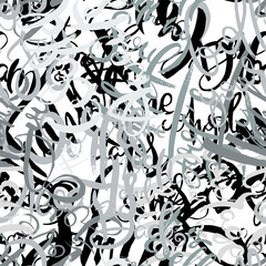 Graffiti background seamless pattern. Hand style tagging