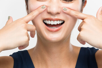 Fototapeta premium 鼻のスキンケア 