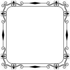 
Line icon design of square frame 
