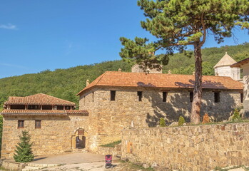 Fototapeta na wymiar Ancient Armenian monastery Surb Khach in the mountains