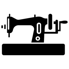 
A manual  sewing machine for stitching clothes 
