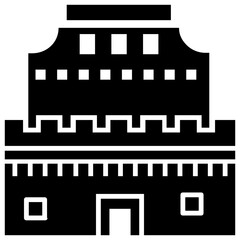 
A famous church in florence, the basilica of santo spirito 
