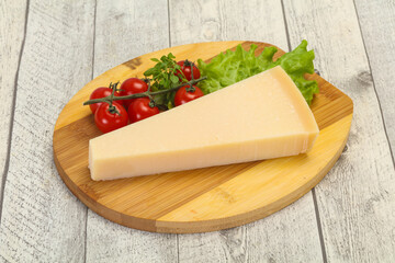 Italian traditional parmesan cheese triangle