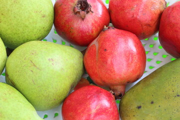 A fresh fruit basket