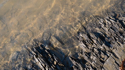 Stones texture and background. Rock texture