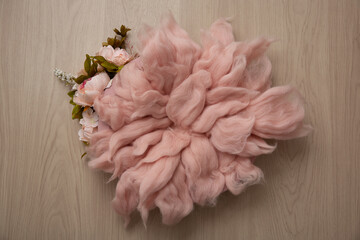 Newborn digital background.