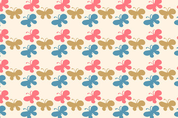 Beautiful butterfly pattern design. Suitable for wallpapers and backgrounds.
