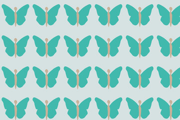 Beautiful butterfly pattern design. Suitable for wallpapers and backgrounds.