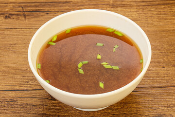 Japanese tradtitional Miso soup with tofu