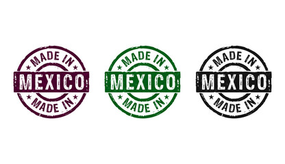 Made in Mexico stamp and stamping