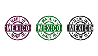 Made in Mexico stamp and stamping