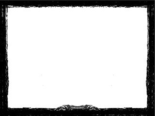 Vector Frames. rectangles for image. distress texture . Grunge Black borders isolated on the background . Dirt effect . geometric shapes for your design