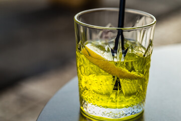 yellow cocktail
