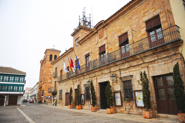 Fototapeta na wymiar Ayuntamiento de Almagro, ayuntamientos de España 