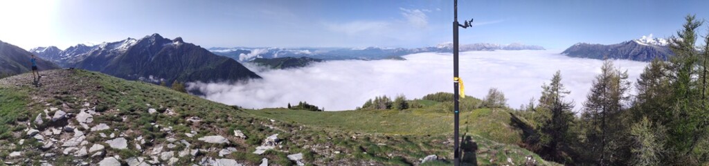 Saint léger les mélèzes vue