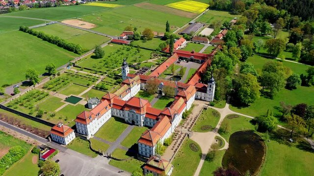 Palace Fasanerie with palace garden, Eichenzell, Hesse, Germany