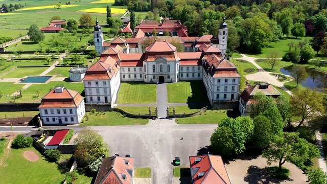 Palace Fasanerie with palace garden, Eichenzell, Hesse, Germany