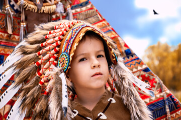 The little boy in the Indian roach © Igor Y.
