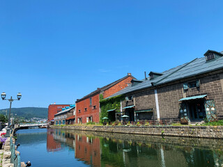 Otaru Canal on a sunny day