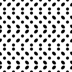 Seamless pattern. Circles, ovals ornament. Dots, figures motif. Rounds background. Digital paper, textile print, abstract. Dotted illustration. Spots image. Geometric backdrop. Polka dot wallpaper.