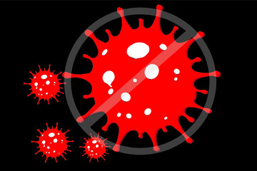 antibacterial concept with coronavirus (covid 19) situation   