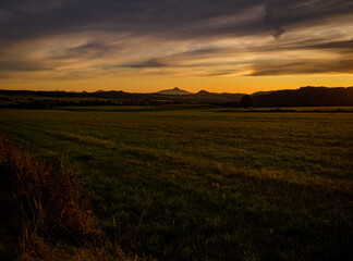 Obraz premium Charming autumn view of Czech nature.