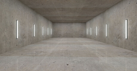  nice concrete simple lighting unique 3d place image_ 17