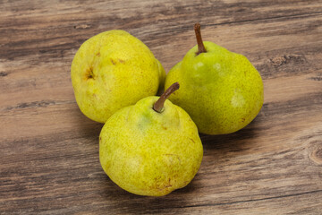 Sweet tasty Green pear heap