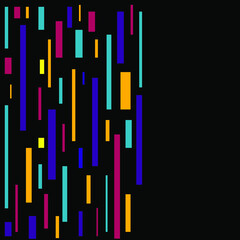 pattern chaotic vector bright abstraction