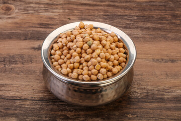 Vegan cuisine - Dry chickpea heap